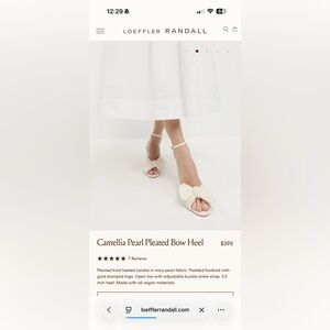 New Loeffler Randall Camellia Heels